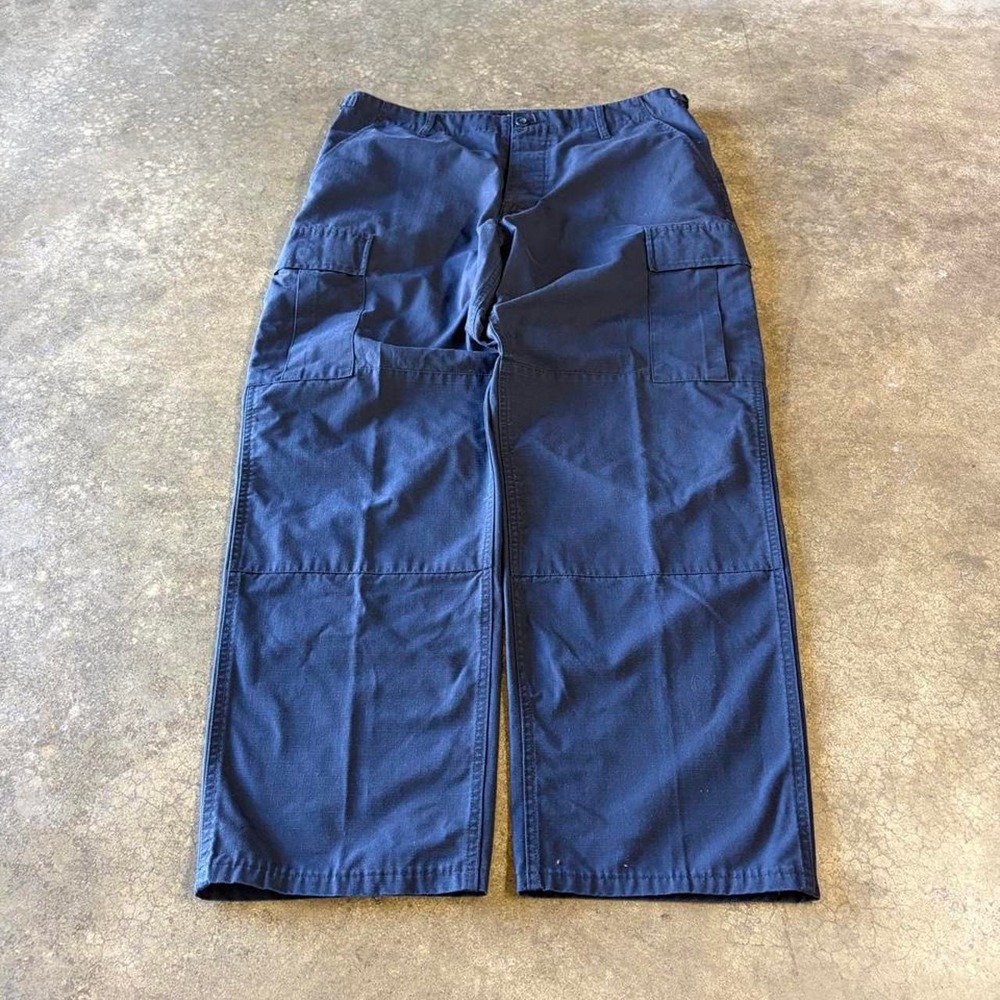 LA Gear Y2K Utility Double Knee Pants Navy Men's 34x29